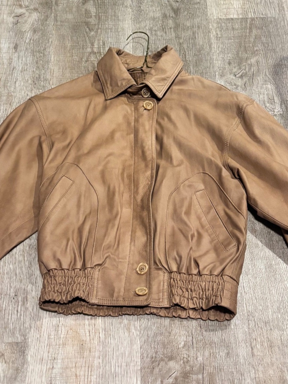 Authentic Vintage 1980s Marco Pierguidi Donna Genuine Leather Jacket Size S